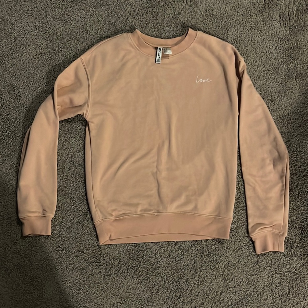 Pink sweatshirt